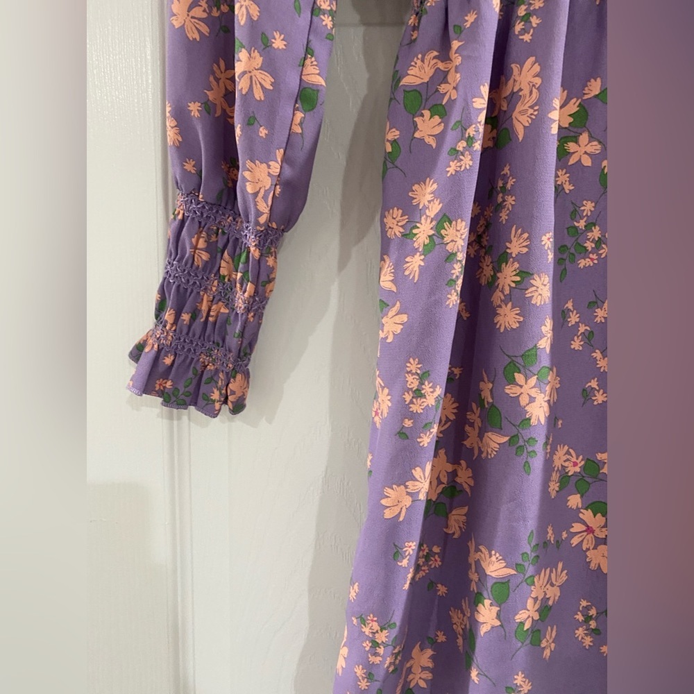 NWT! WAYF Floral Long Sleeve Dress - Picture 3 of 6